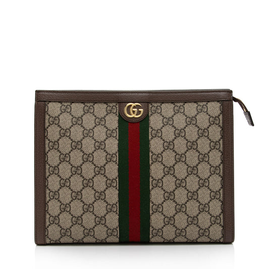 Gucci GG Supreme Ophidia Pouch (SHF-KSvN5n)
