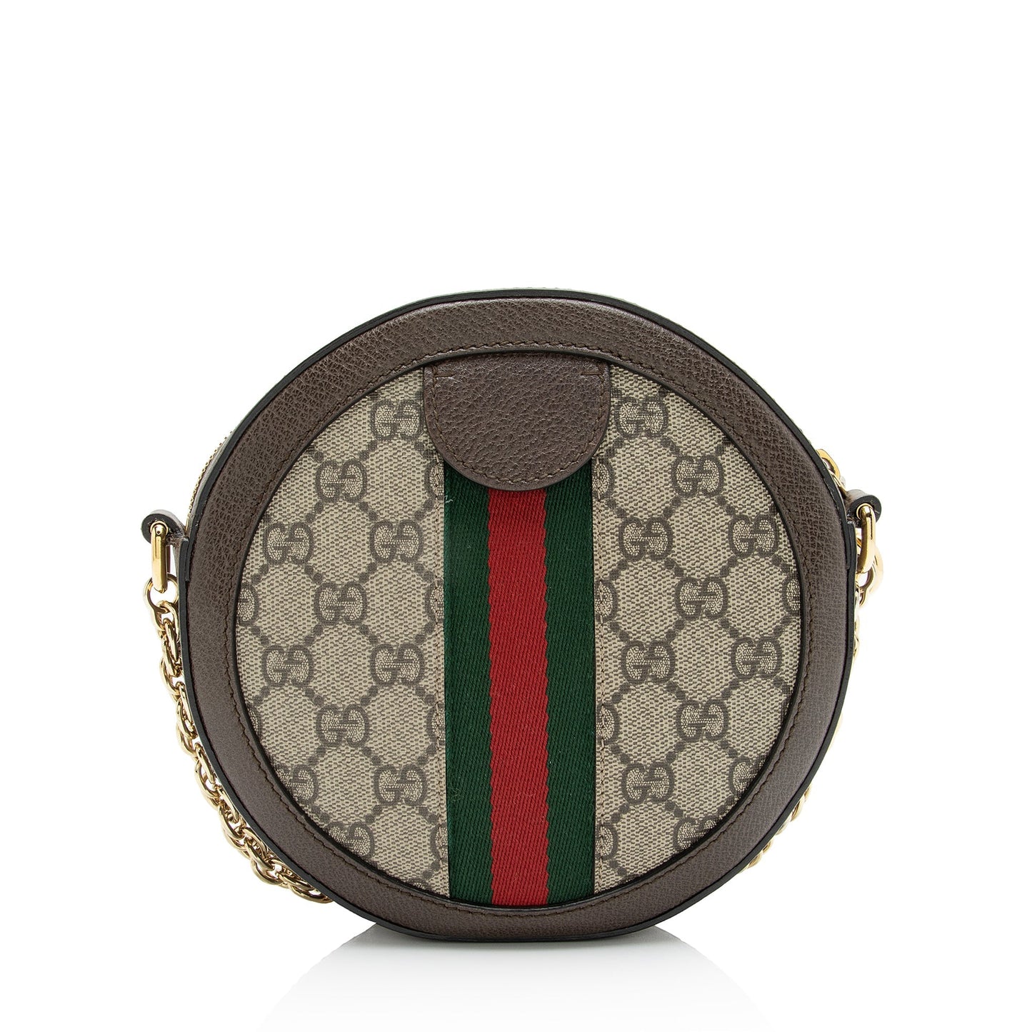 Gucci GG Supreme Ophidia Round Mini Shoulder Bag (SHF-23729)