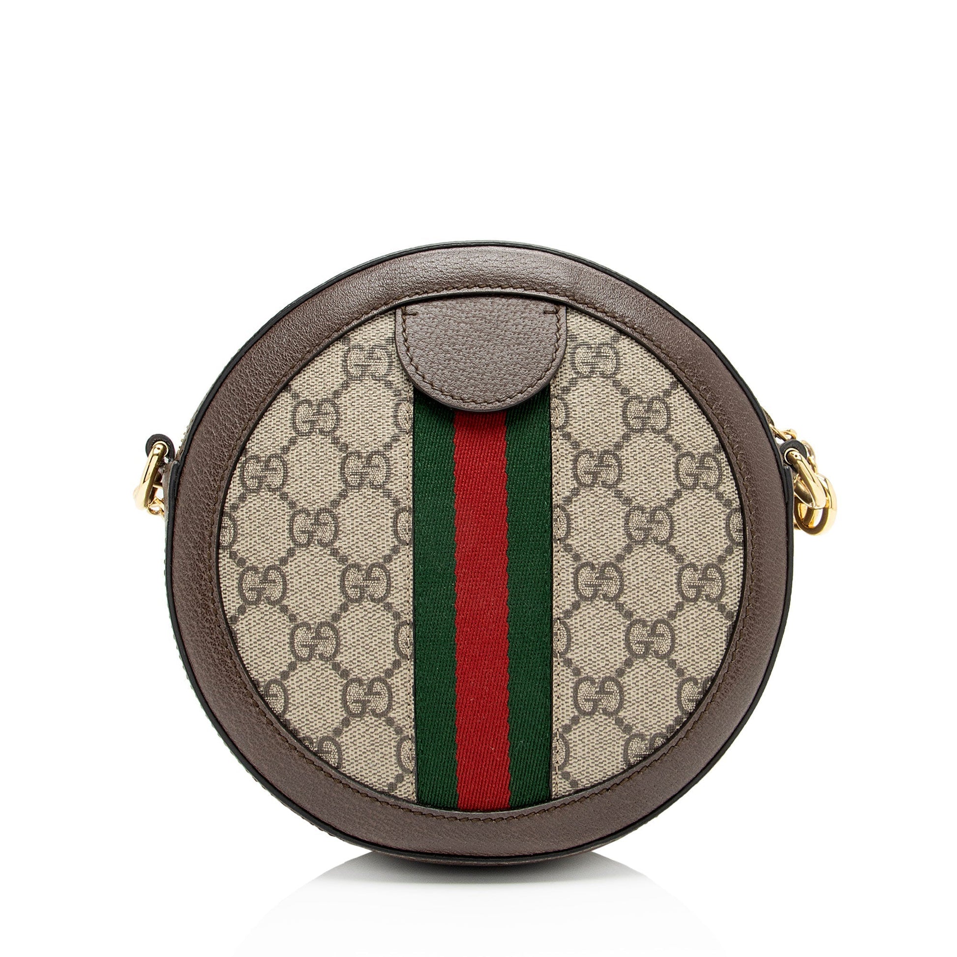 Gucci GG Supreme Ophidia Round Mini Shoulder Bag (SHF-8cDhBq)