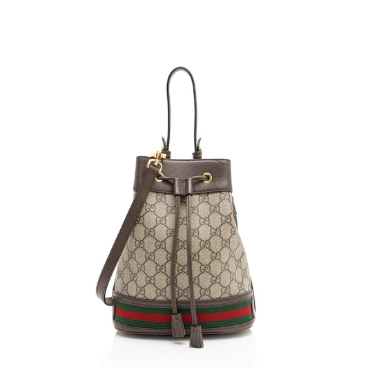 Gucci GG Supreme Ophidia Small Bucket Bag