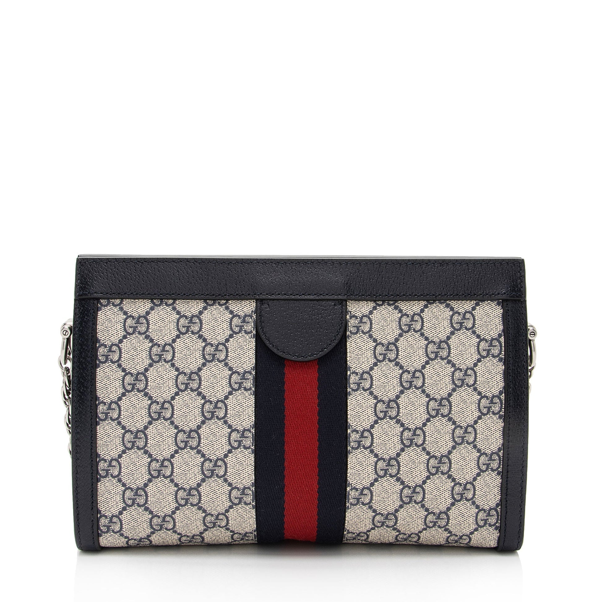 Gucci GG Supreme Ophidia Small Chain Shoulder Bag (SHF-lE2p5v)