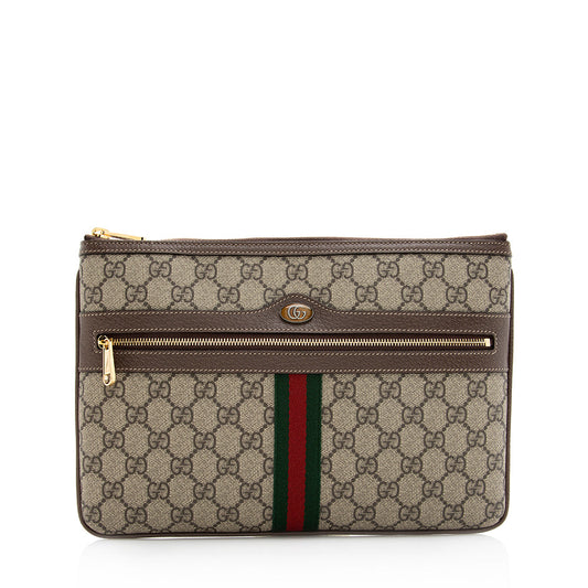 Gucci GG Supreme Ophidia Zip Pouch (SHF-20416)
