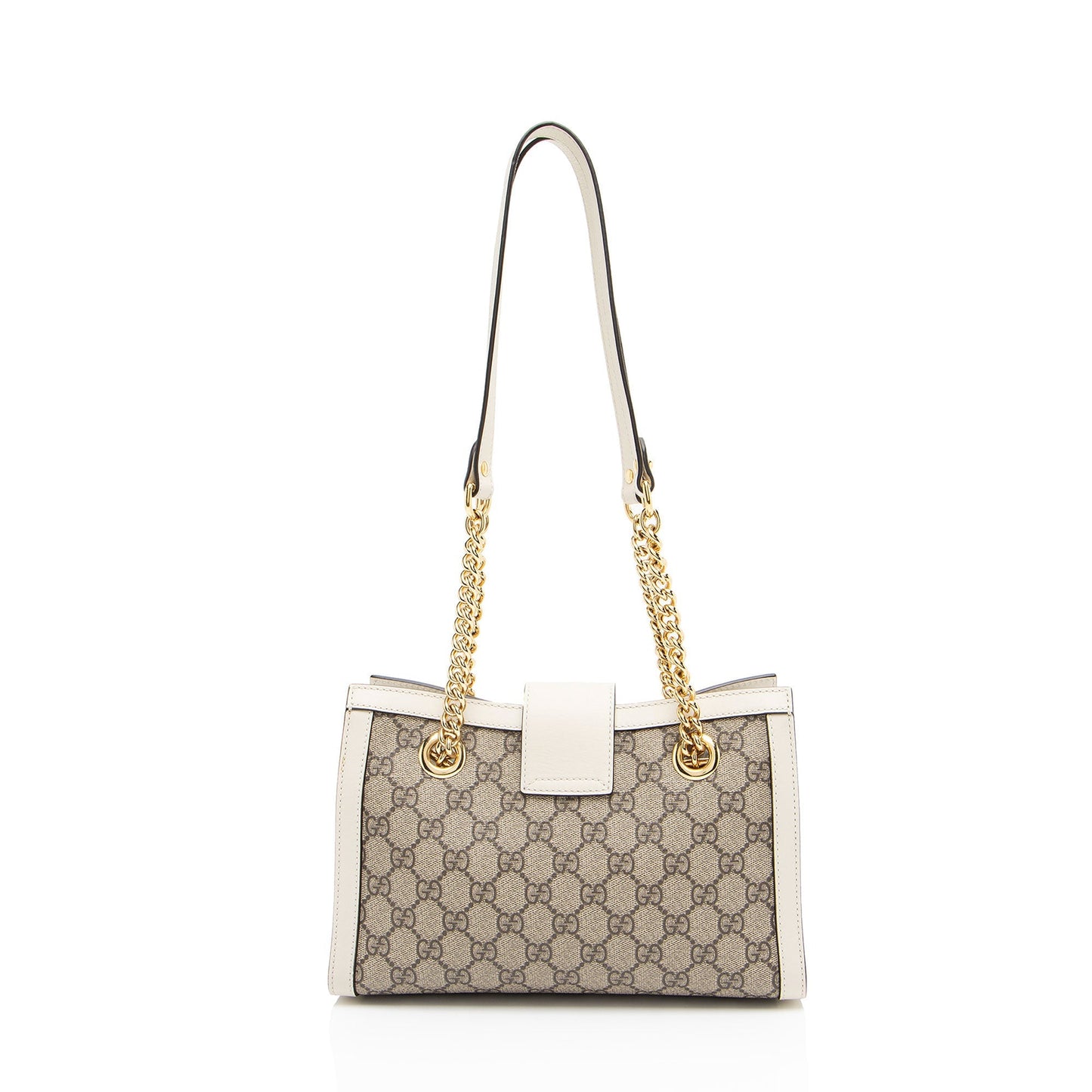 Gucci GG Supreme Padlock Chain Small Shoulder Bag