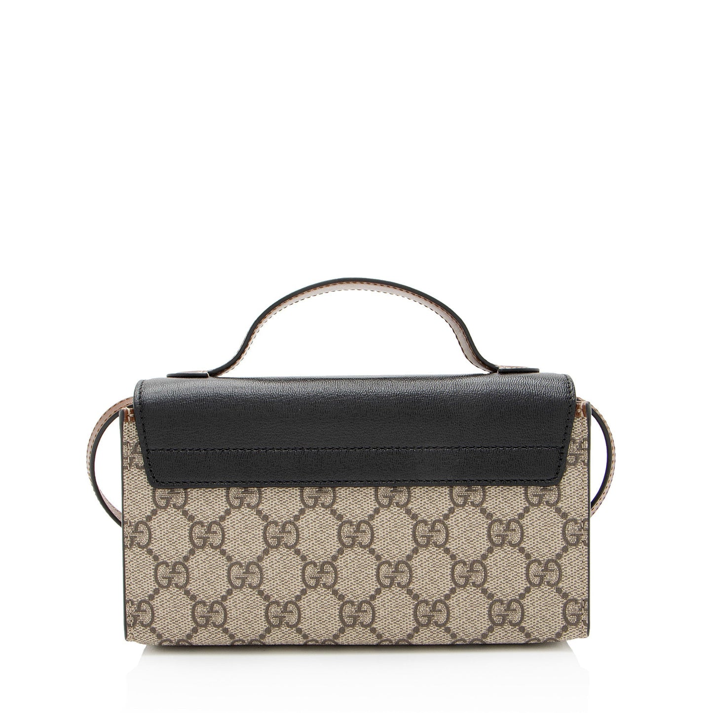 Gucci GG Supreme Padlock Mini Top Handle (SHF-FAO7fq)