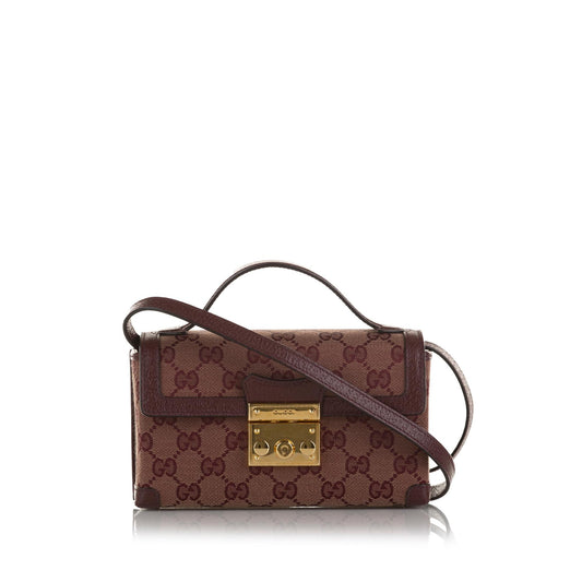Gucci GG Supreme Padlock Satchel (SHG-x5hOsB)