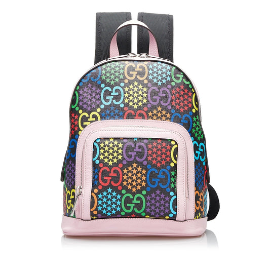 Gucci GG Supreme Psychedelic Backpack (SHG-bhgTab)