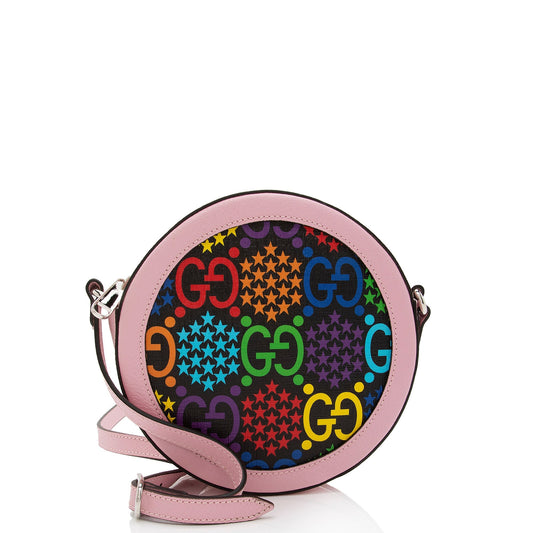 Gucci GG Supreme Psychedelic Round Shoulder Bag