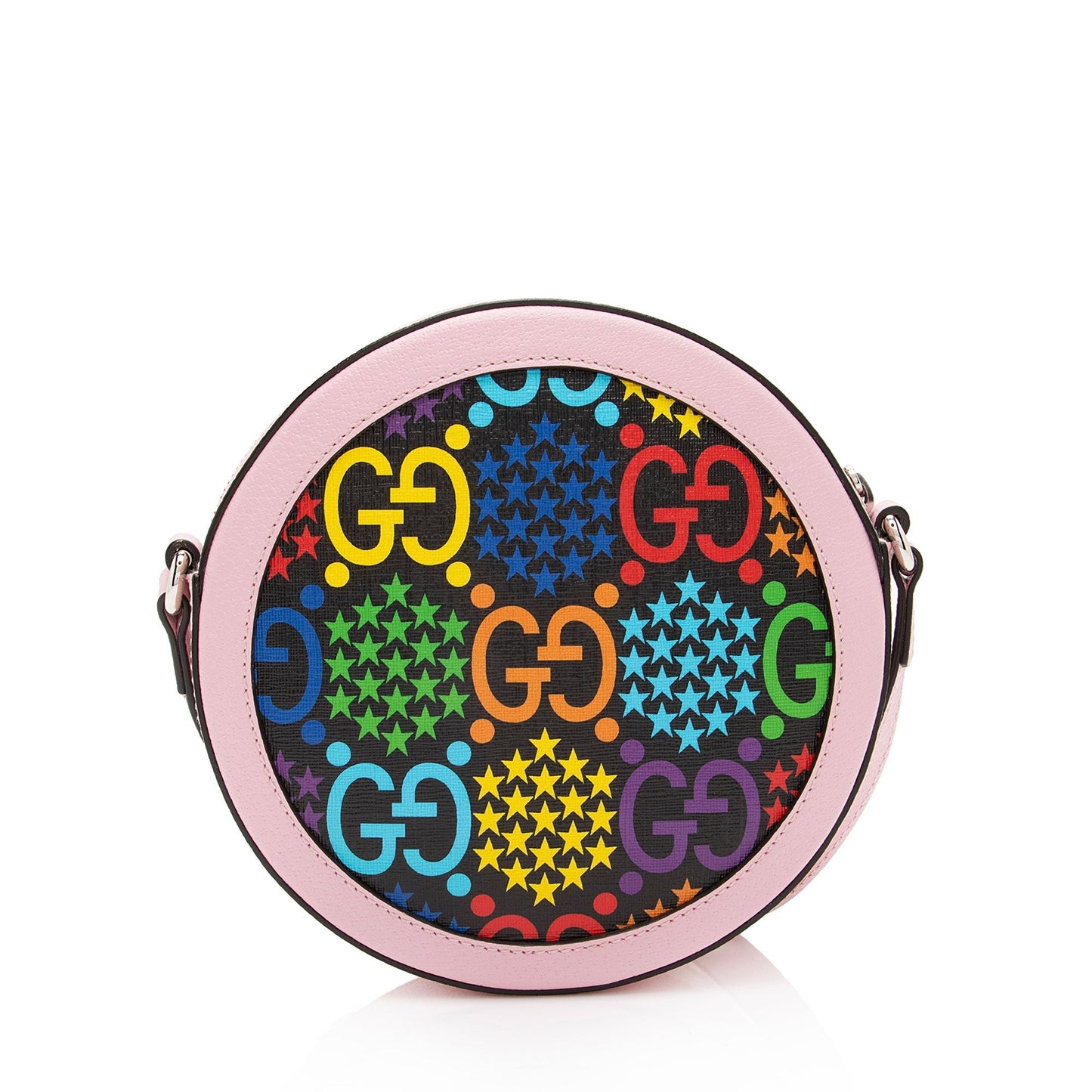 Gucci GG Supreme Psychedelic Round Shoulder Bag (SHF-l3hOoV)