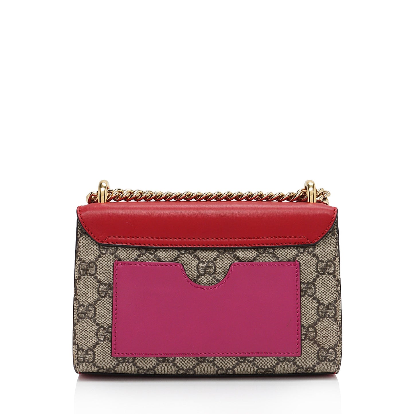 Gucci GG Supreme Small Padlock Shoulder Bag (SHF-)