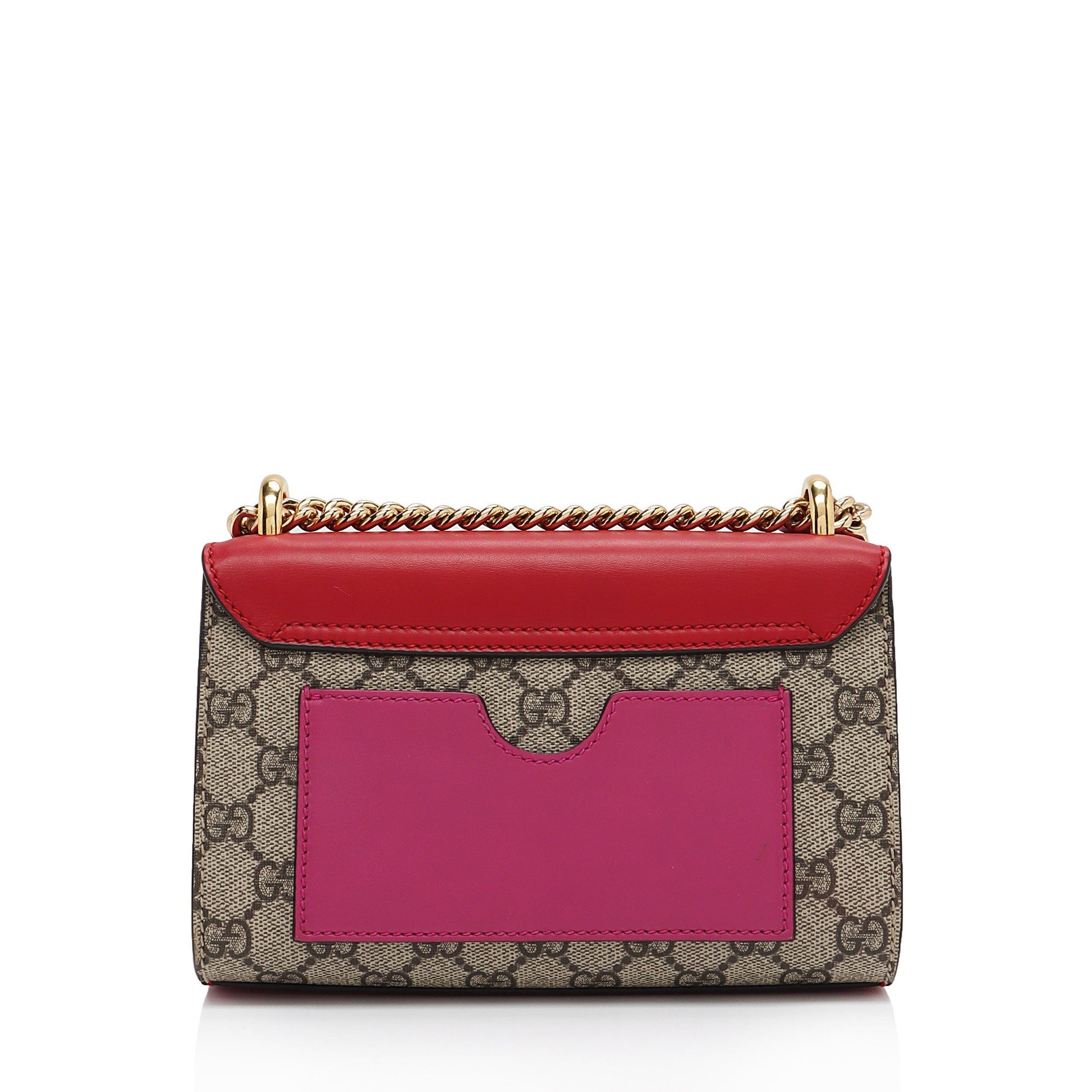Gucci GG Supreme Small Padlock Shoulder Bag (SHF-)