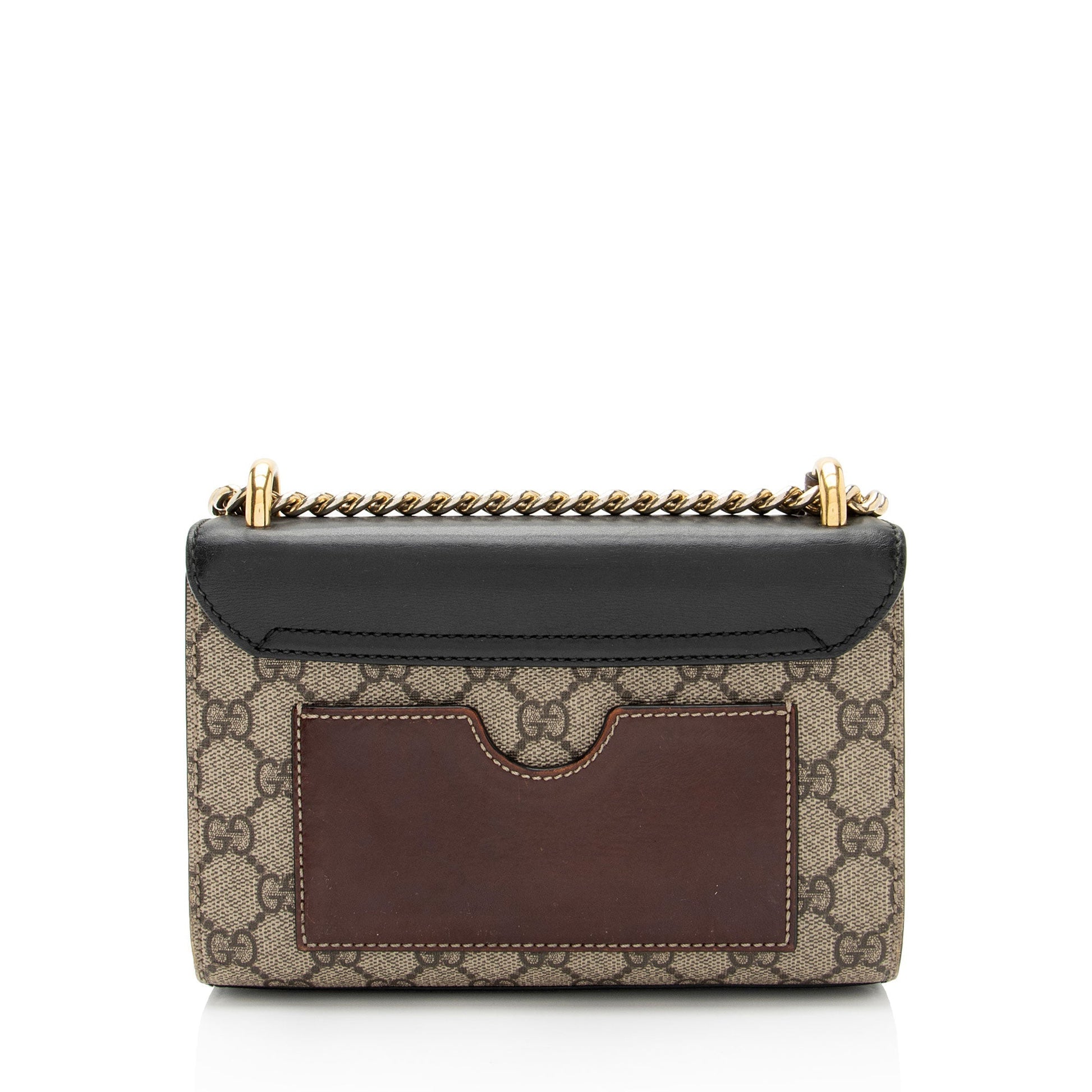 Gucci GG Supreme Small Padlock Shoulder Bag (SHF-vRdeyi)