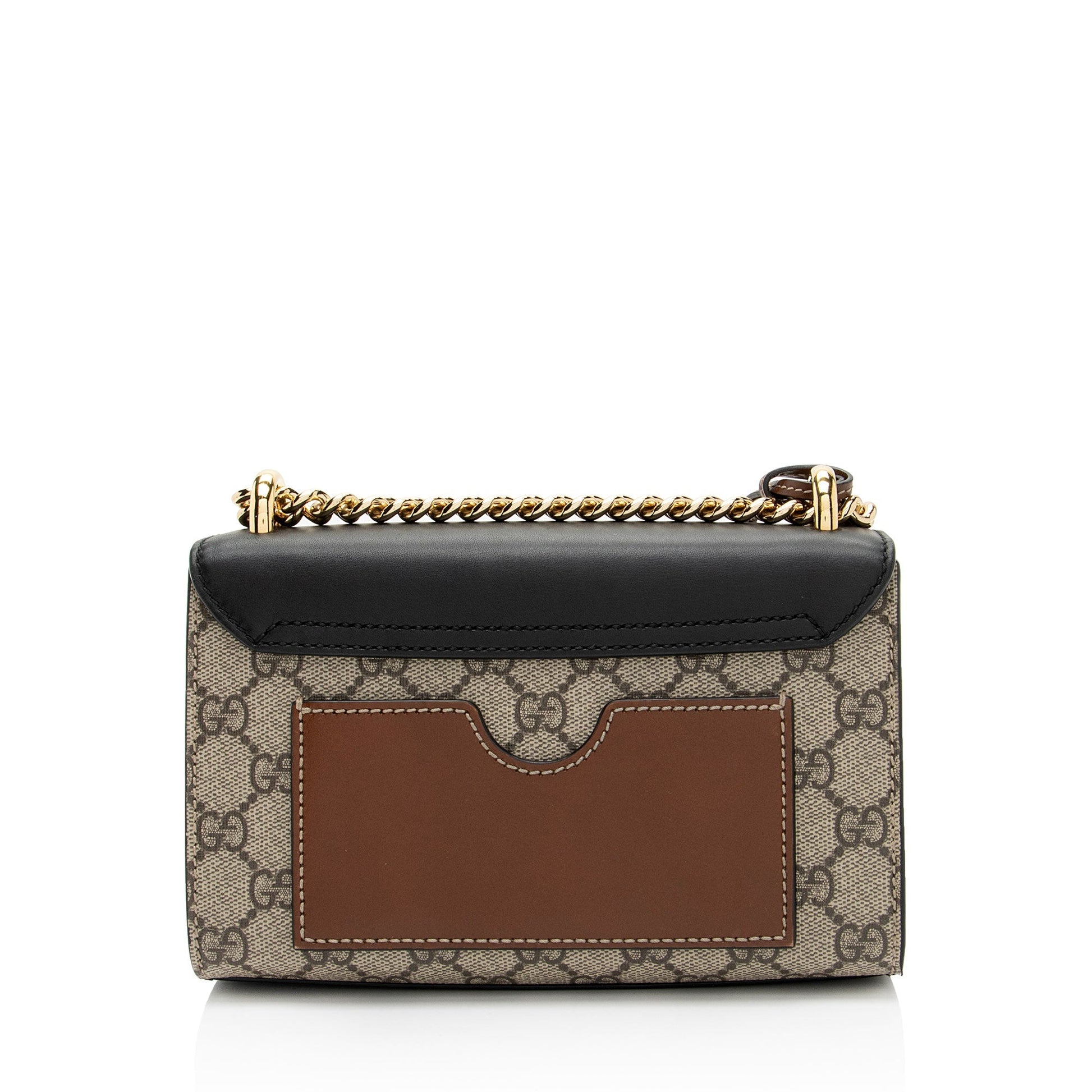 Gucci GG Supreme Small Padlock Shoulder Bag (SHF-rqVDip)