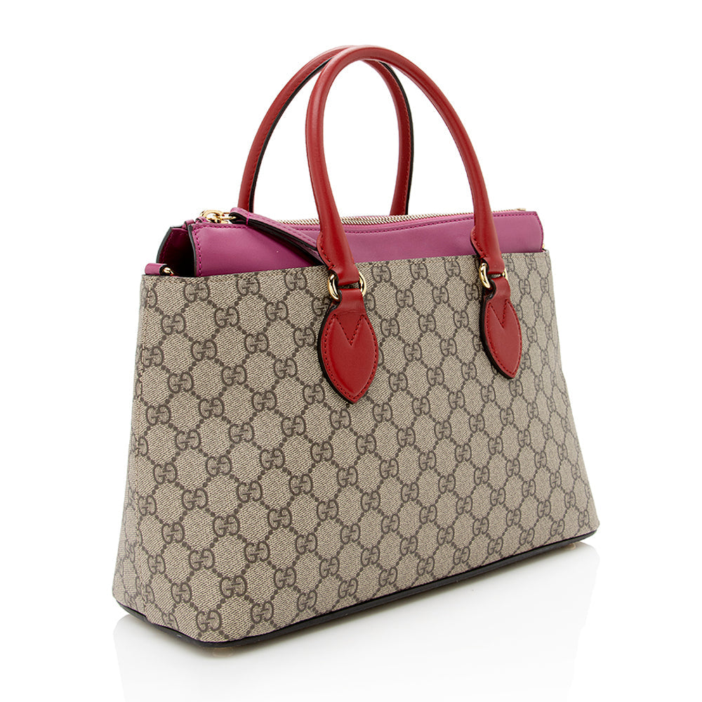 Gucci GG Supreme Leather Canvas Tote Style 7