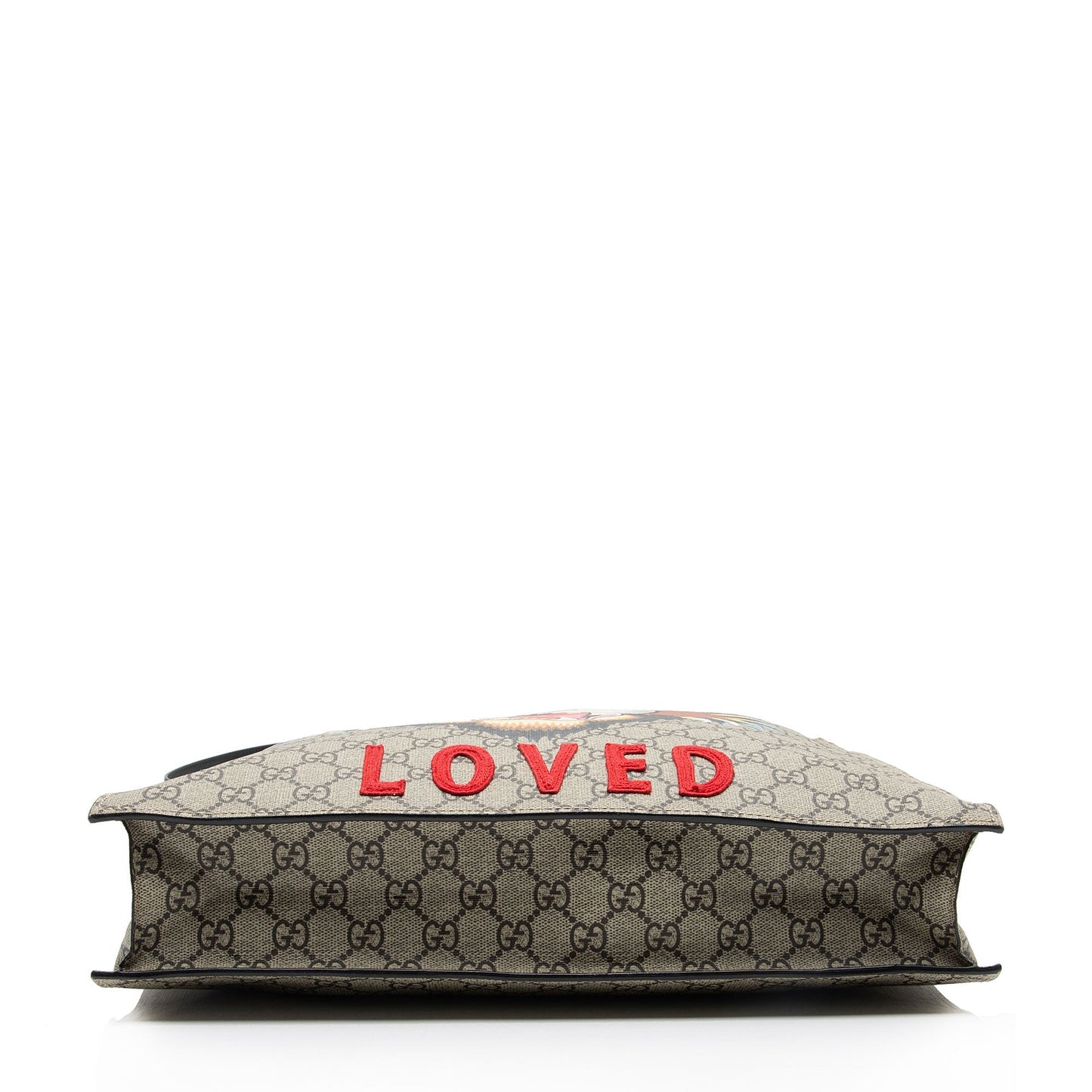 Gucci GG Supreme Soft Angry Cat Vertical Courrier Tote (SHF-BjgJPe)