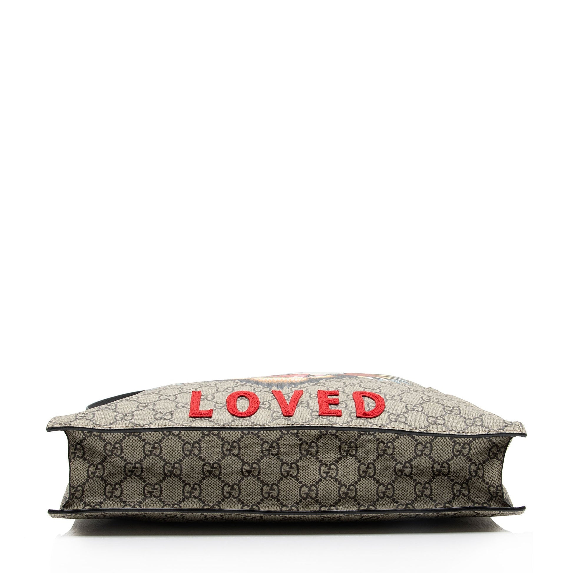 Gucci GG Supreme Soft Angry Cat Vertical Courrier Tote (SHF-BjgJPe)