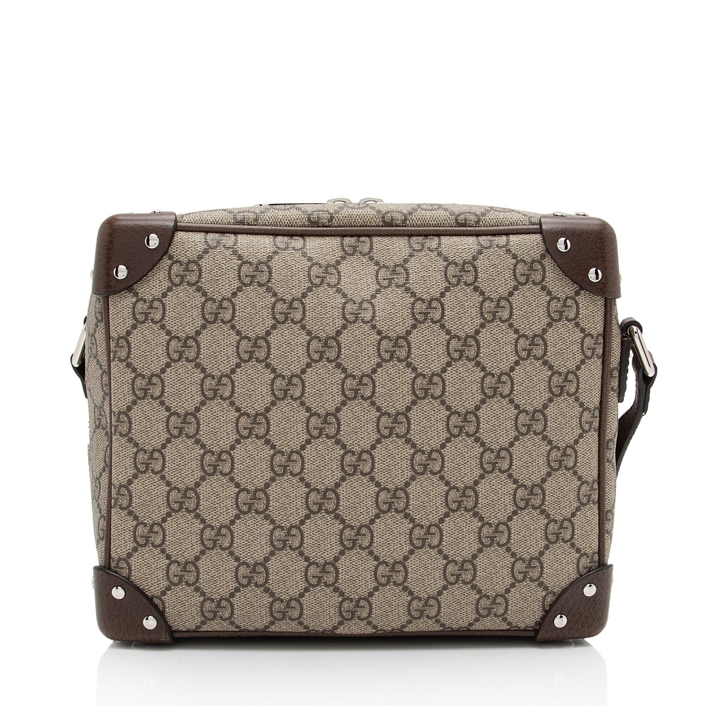 Gucci Leather Canvas Shoulder Bag