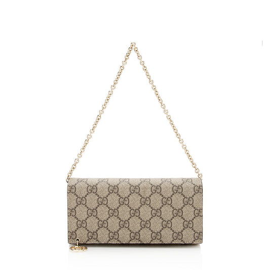 Gucci GG Supreme Wallet on Chain Bag (SHF-19851)