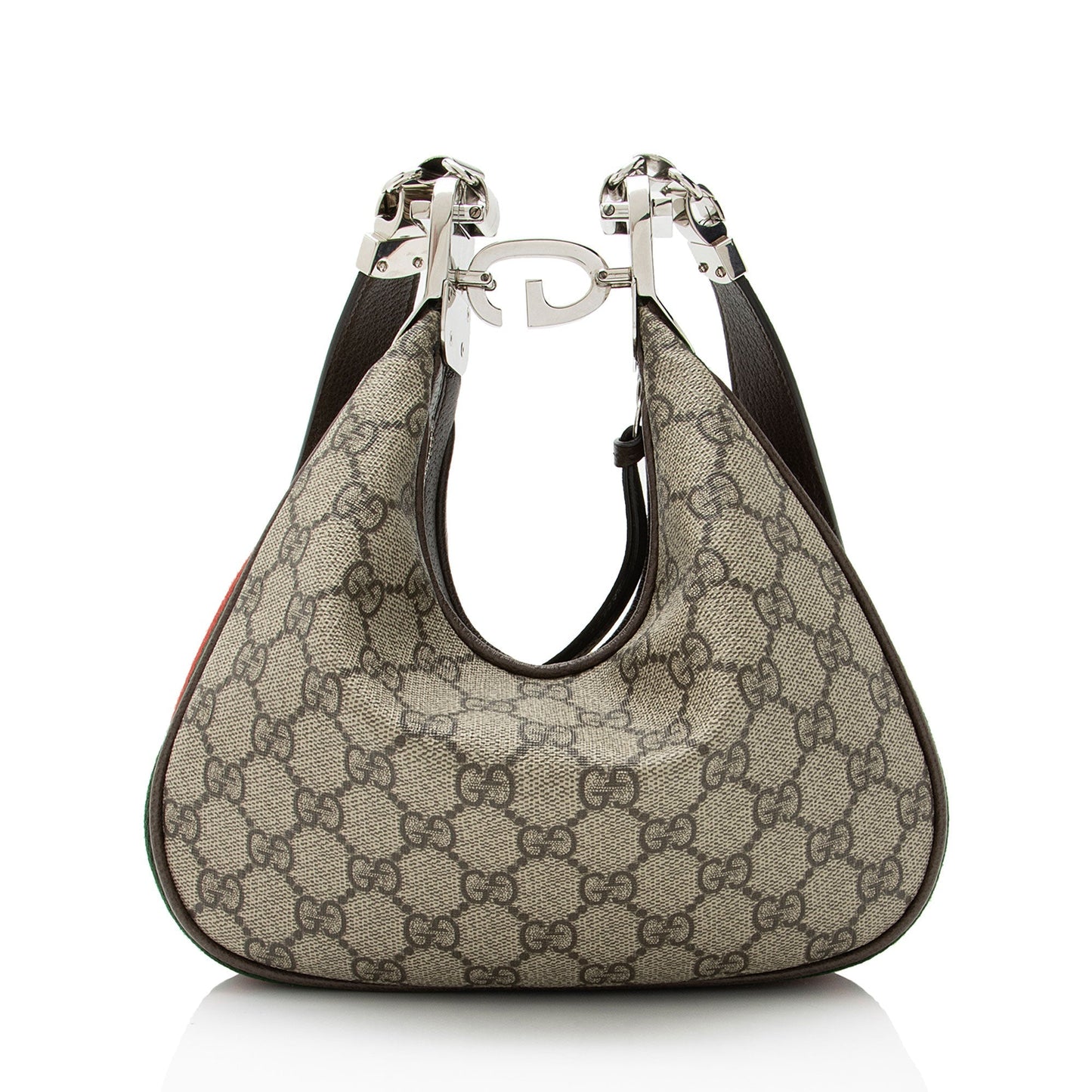 Gucci GG Supreme Web Attache Small Shoulder Bag
