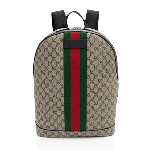 Gucci GG Supreme Web Backpack (SHF-tXMzwM)