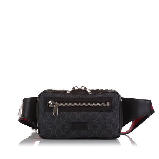 Gucci GG Supreme Web Belt Bag (SHG-eg43OK)