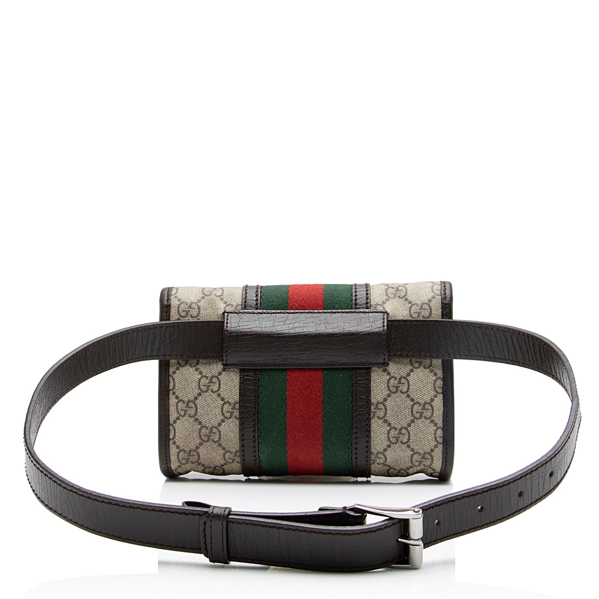 Gucci GG Supreme Web Belt Bag (SHF-Bdkuvr)