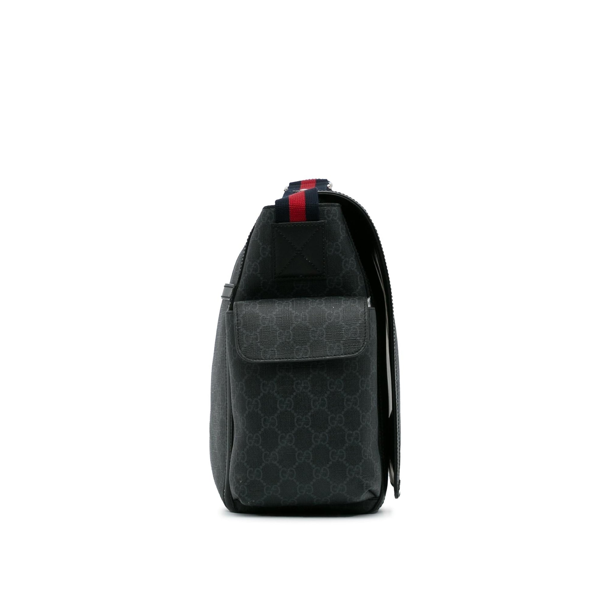 Gucci GG Supreme Web Diaper Bag
