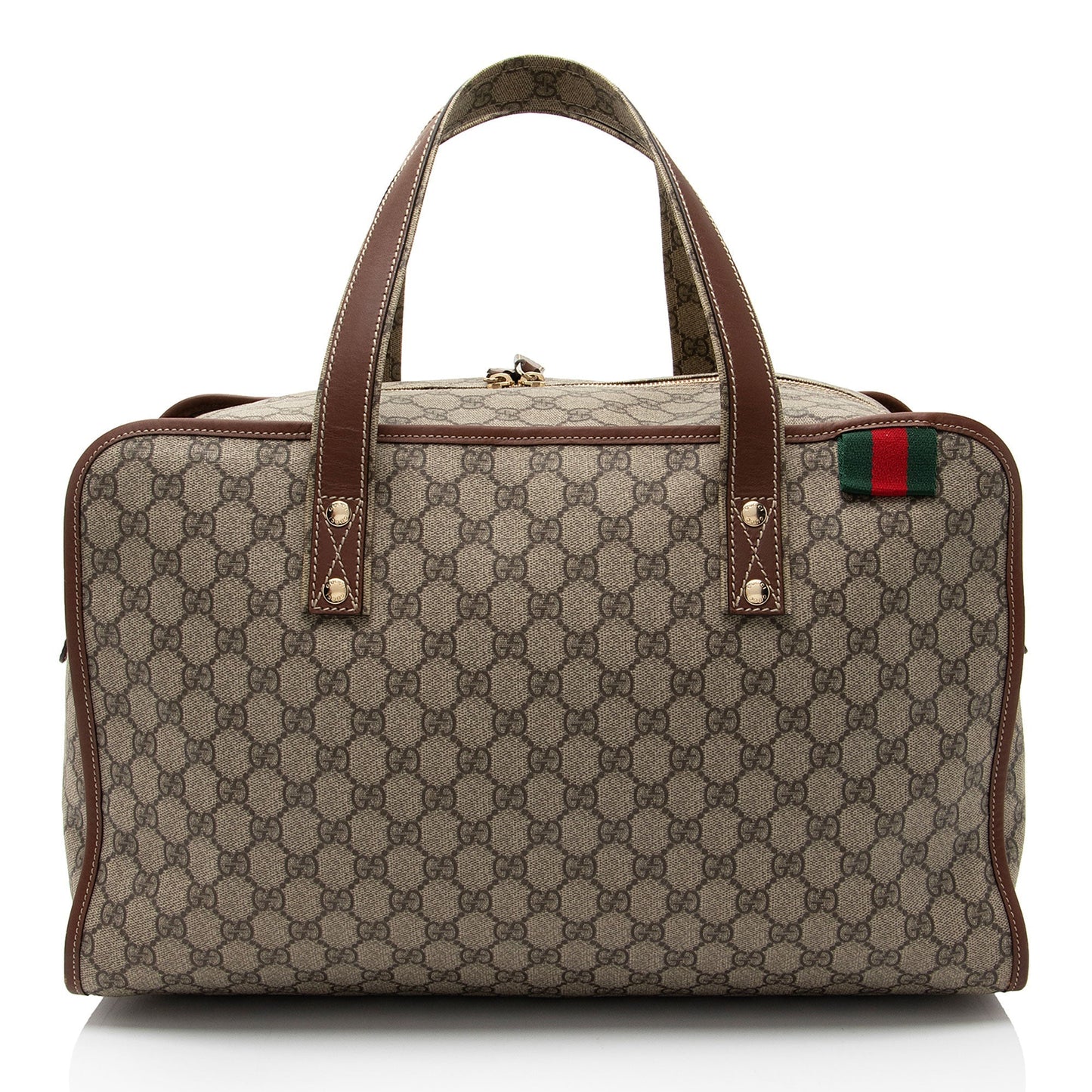 Gucci GG Supreme Web Loop Medium Duffle Bag (SHF-YShwwJ)