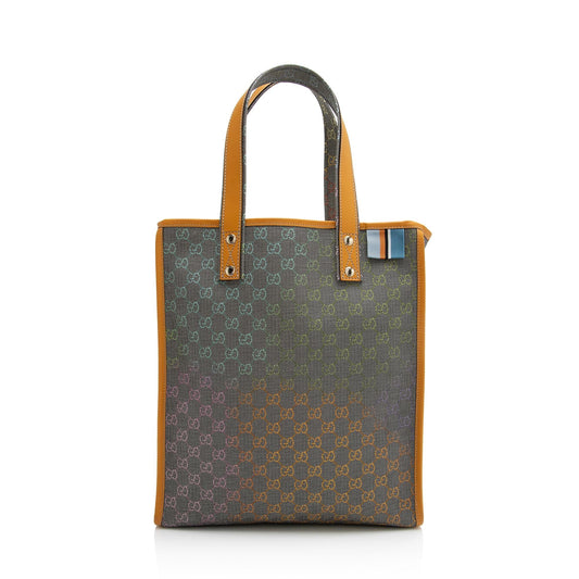 Gucci GG Supreme Web Loop N/S Shopping Tote (SHF-22399)