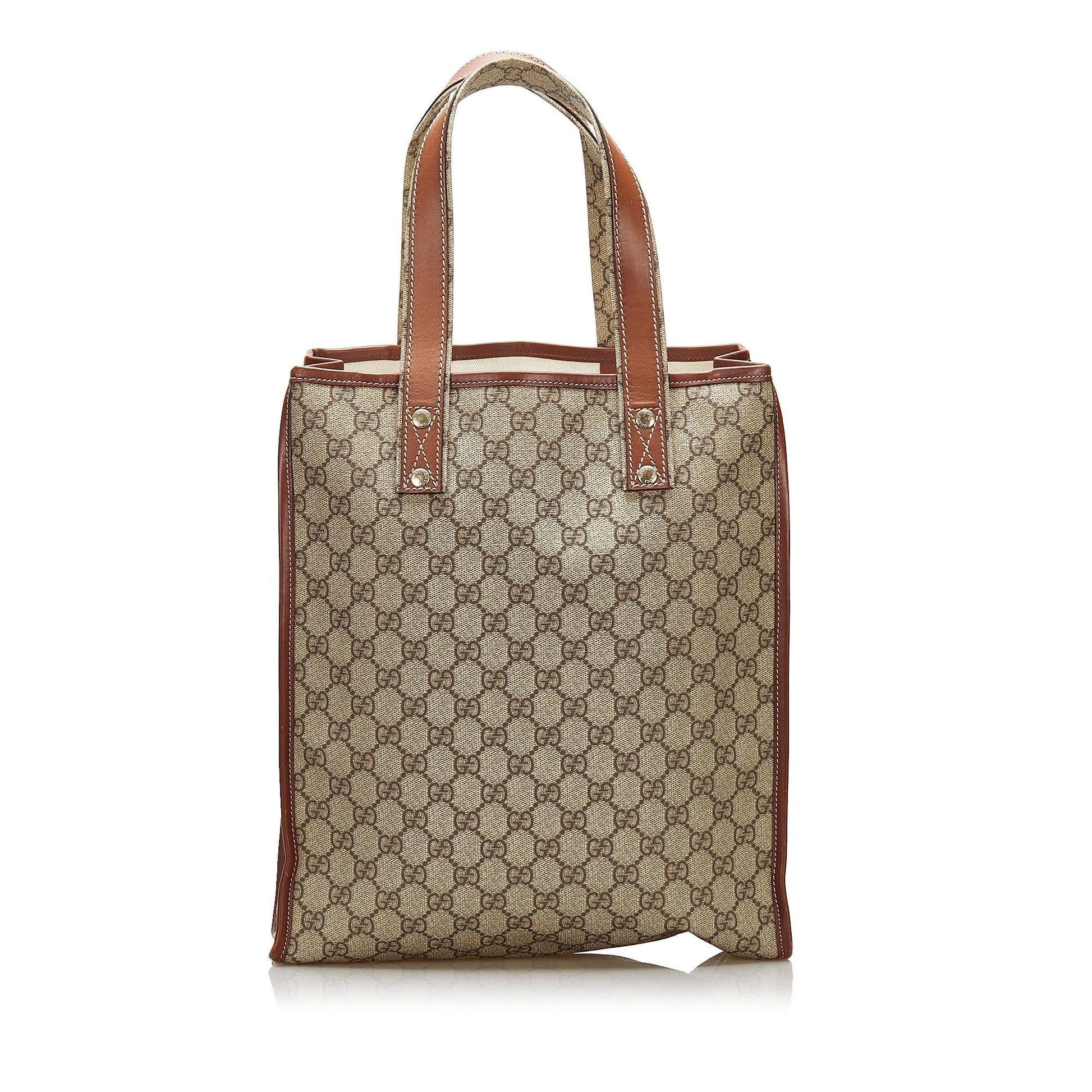 Gucci GG Supreme Web Loop Tote (SHG-35387)