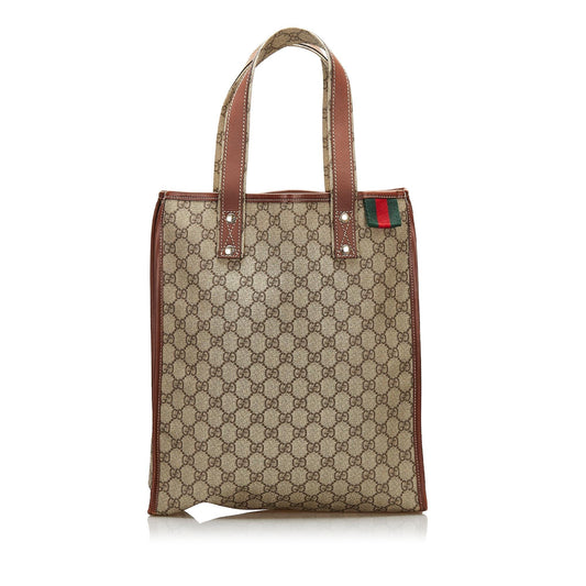Gucci GG Supreme Web Loop Tote (SHG-35387)