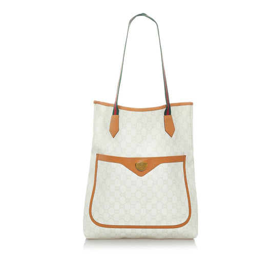 Gucci GG Supreme Web Tote Bag (SHG-30198)