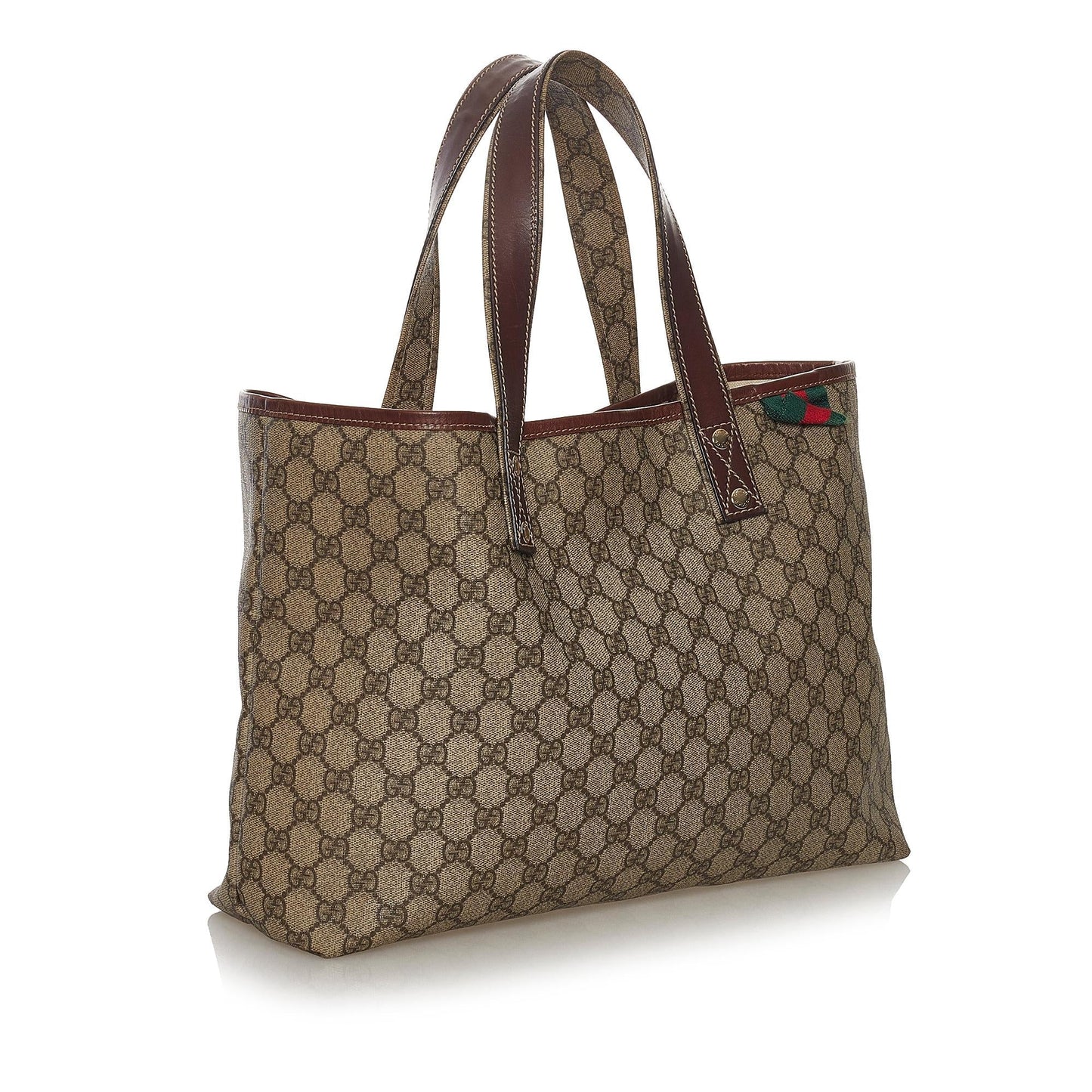 Gucci GG Supreme Web Tote Bag (SHG-34082)