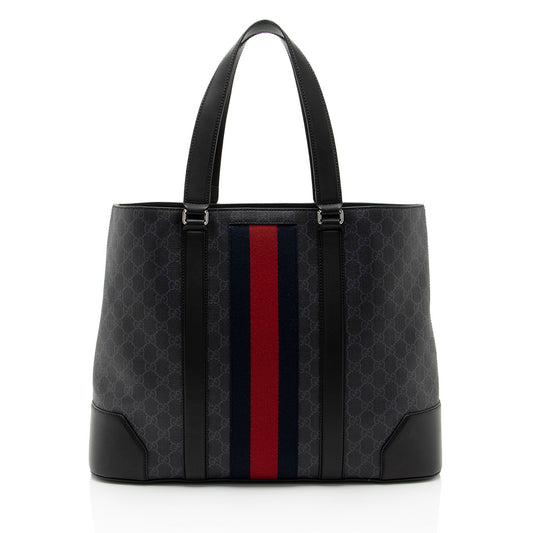 Gucci GG Supreme Web Tote (SHF-aAkqQK)