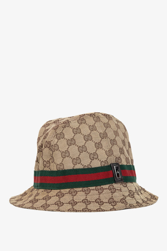 Gucci Monogram Leather Canvas Handbag
