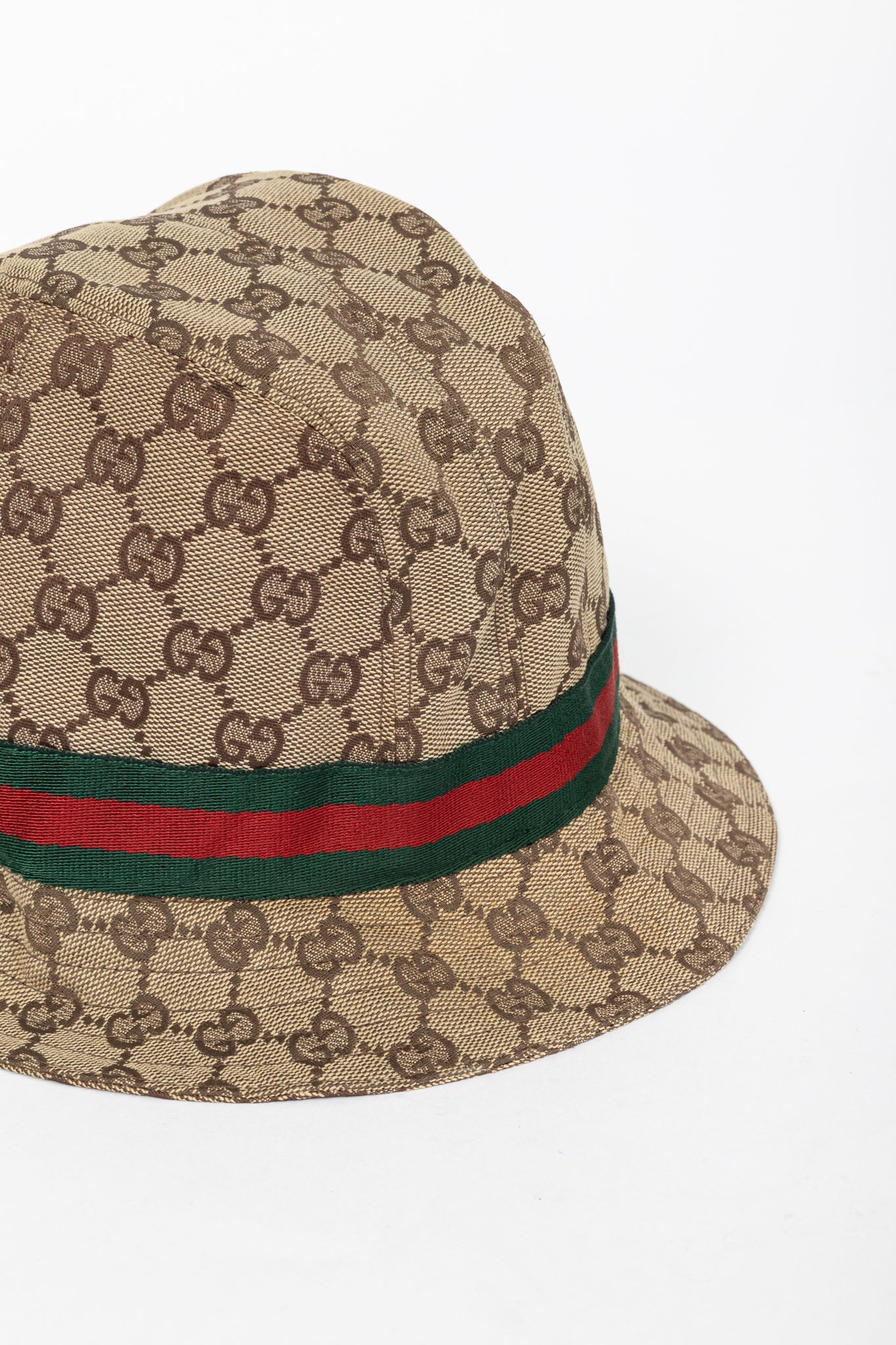 Gucci Monogram Leather Canvas Handbag