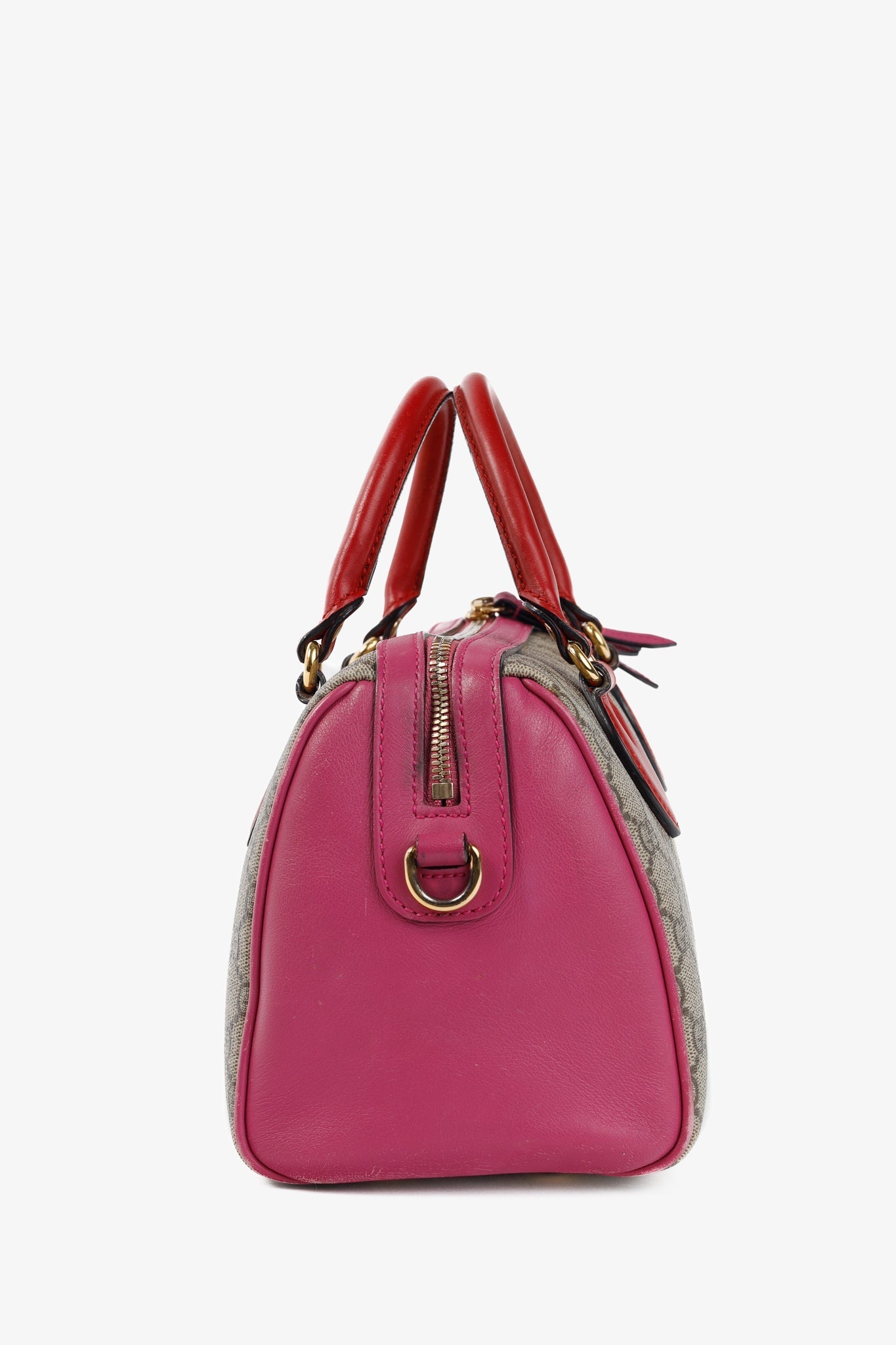 Gucci Lou Monogram Leather Canvas Crossbody