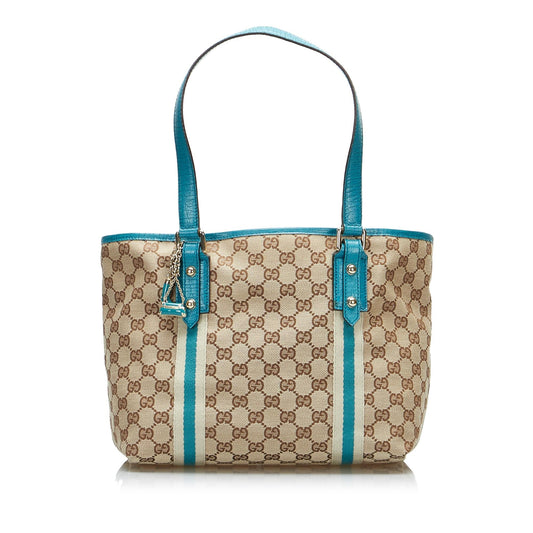 Gucci Gg Canvas Jolicoeur Tote Bag (SHG-gvdVP0)