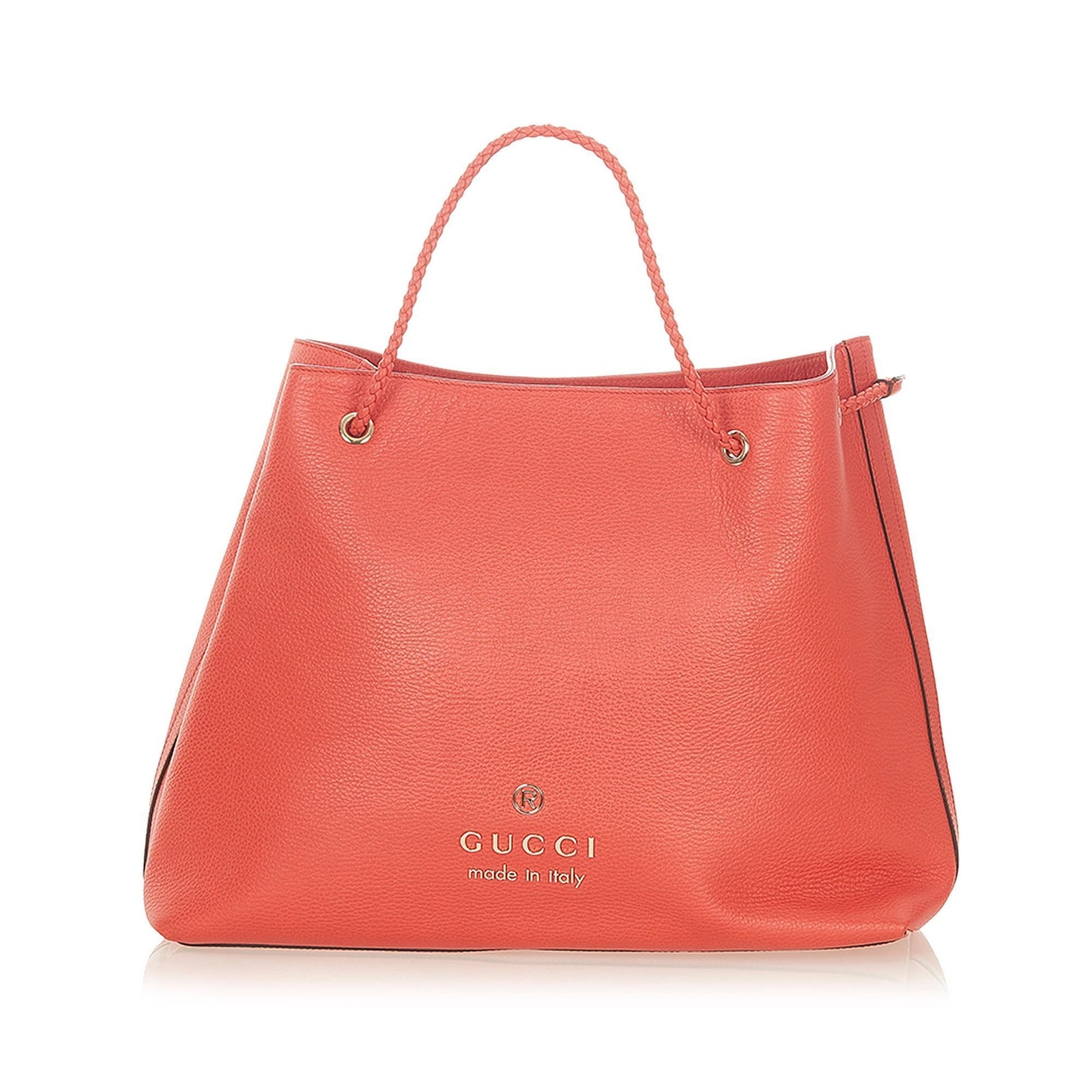 Gucci Leather Monogram Tote Style 1