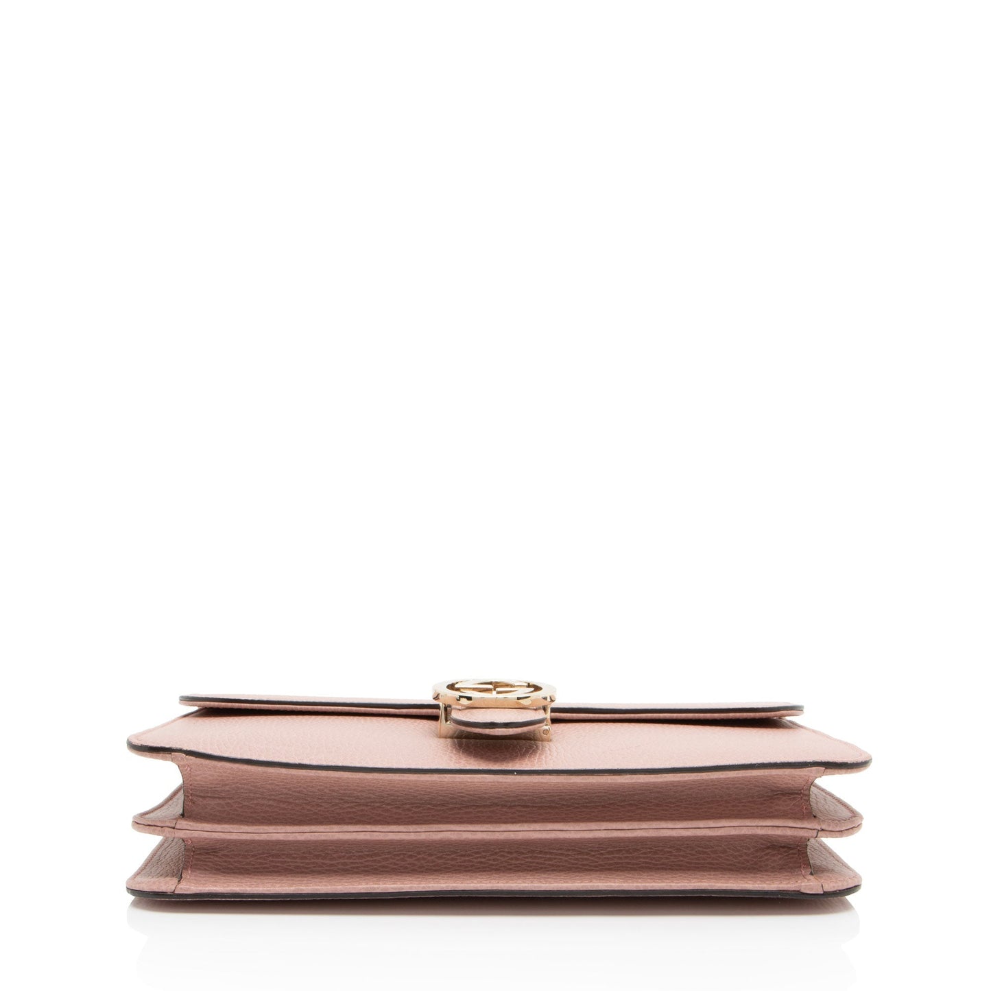 Gucci Grained Calfskin Interlocking G Medium Shoulder Bag