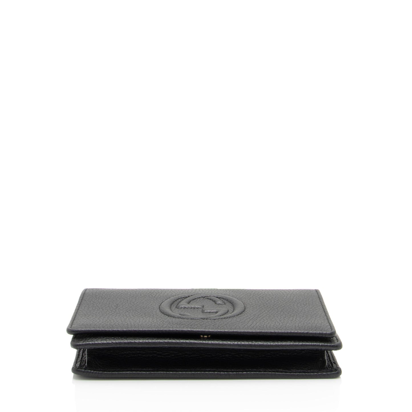 Gucci Grained Leather Soho Wallet on Chain Bag (SHF-y4vS3S)
