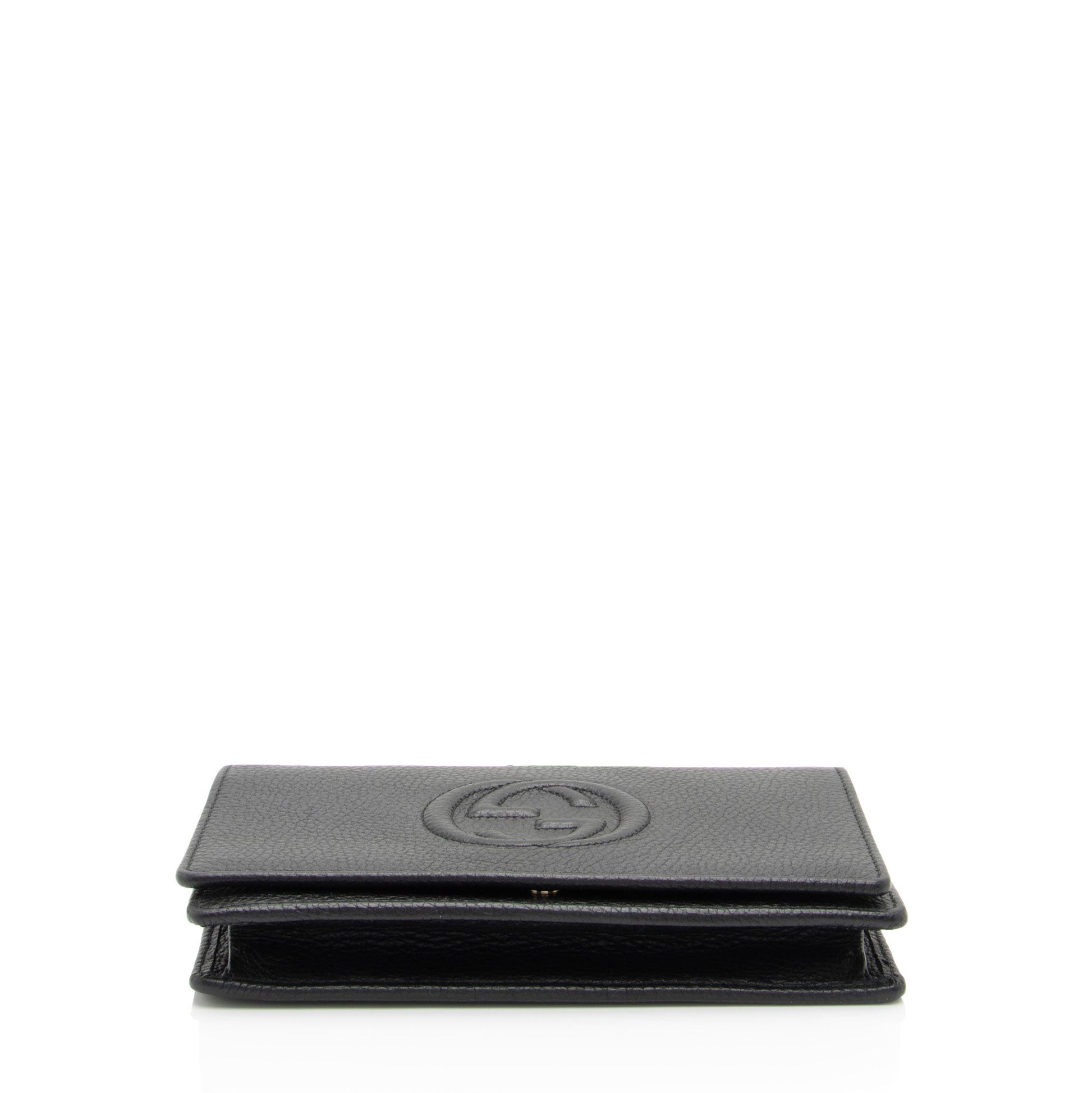 Gucci Grained Leather Soho Wallet on Chain Bag (SHF-y4vS3S)