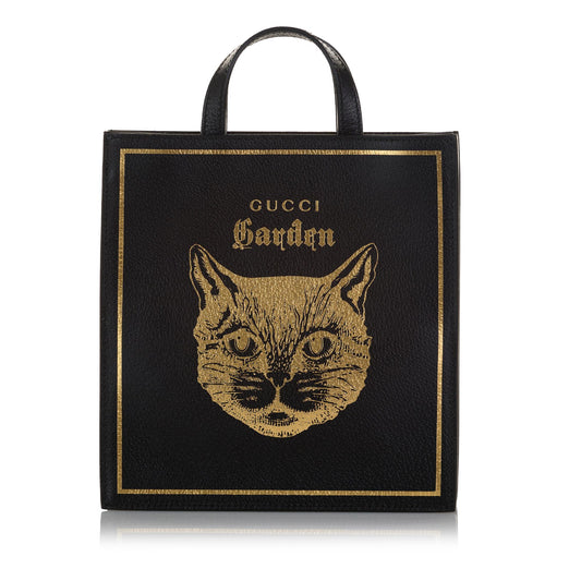 Gucci Garden Leather Tote (SHG-37328)