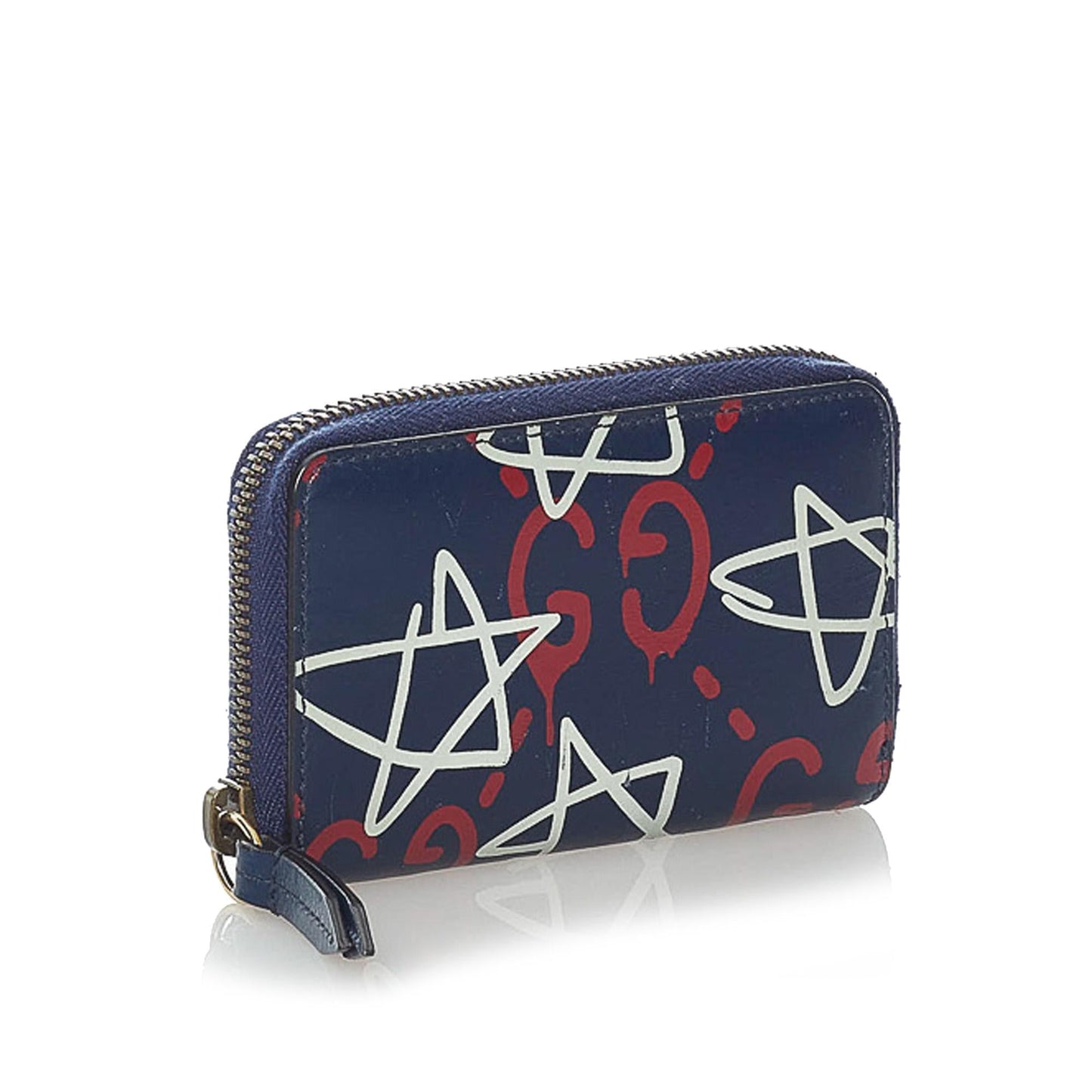Gucci Gucci Ghost Leather Coin Pouch (SHG-31037)