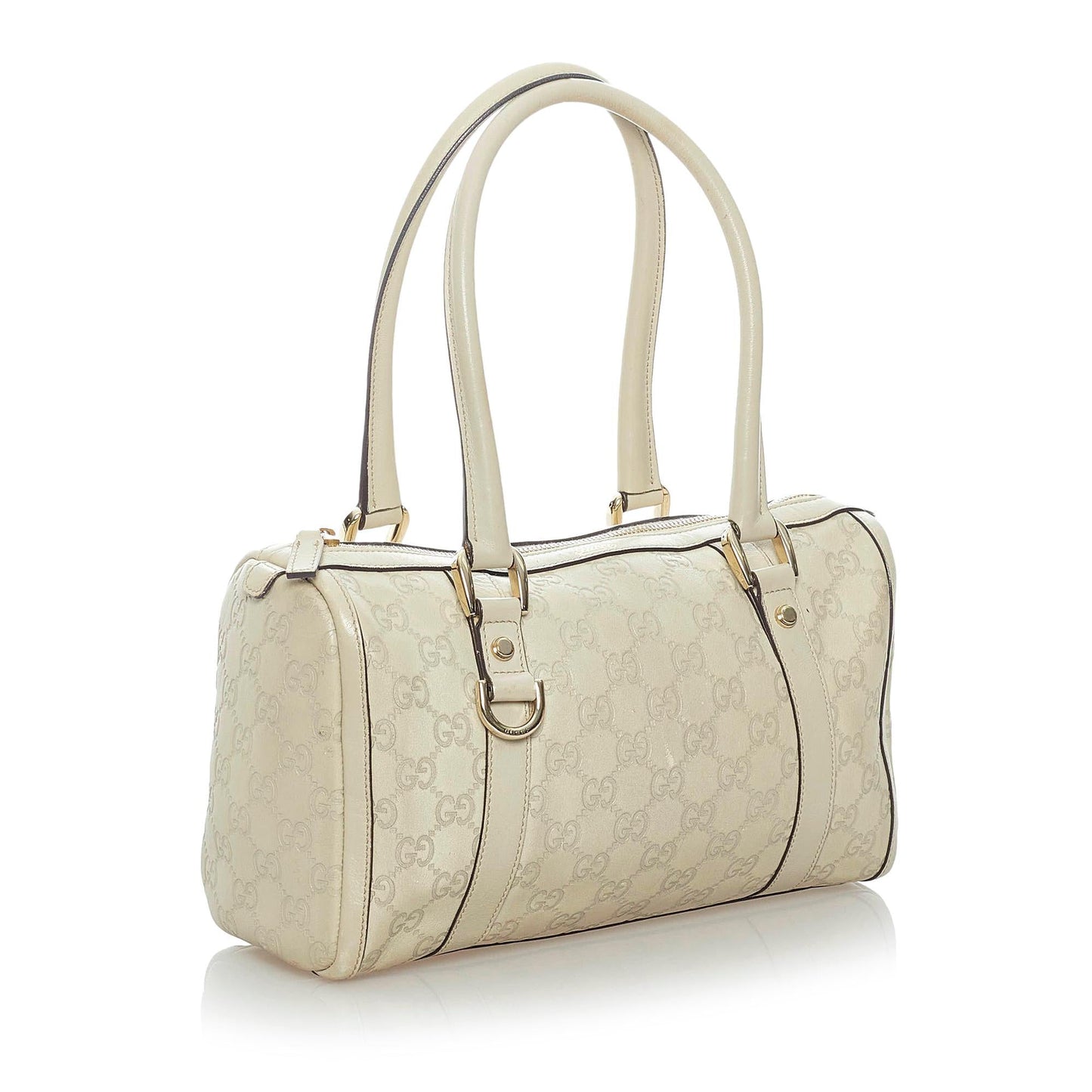 Gucci Guccissima Abbey Leather Boston Bag (SHG-37222)
