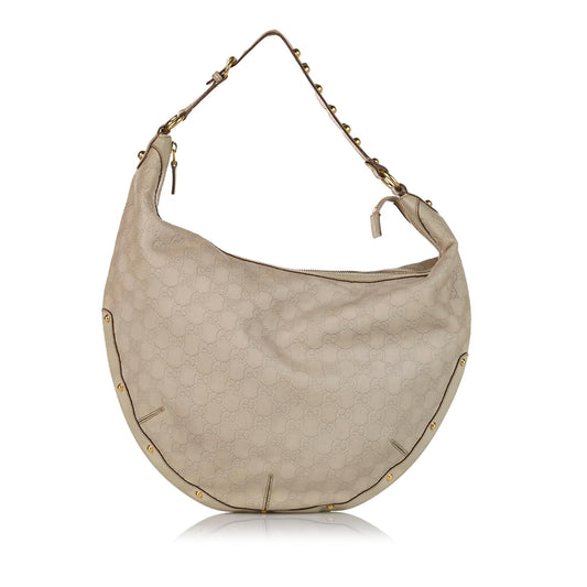 Gucci Guccissima Biba Hobo Bag (SHG-35085)