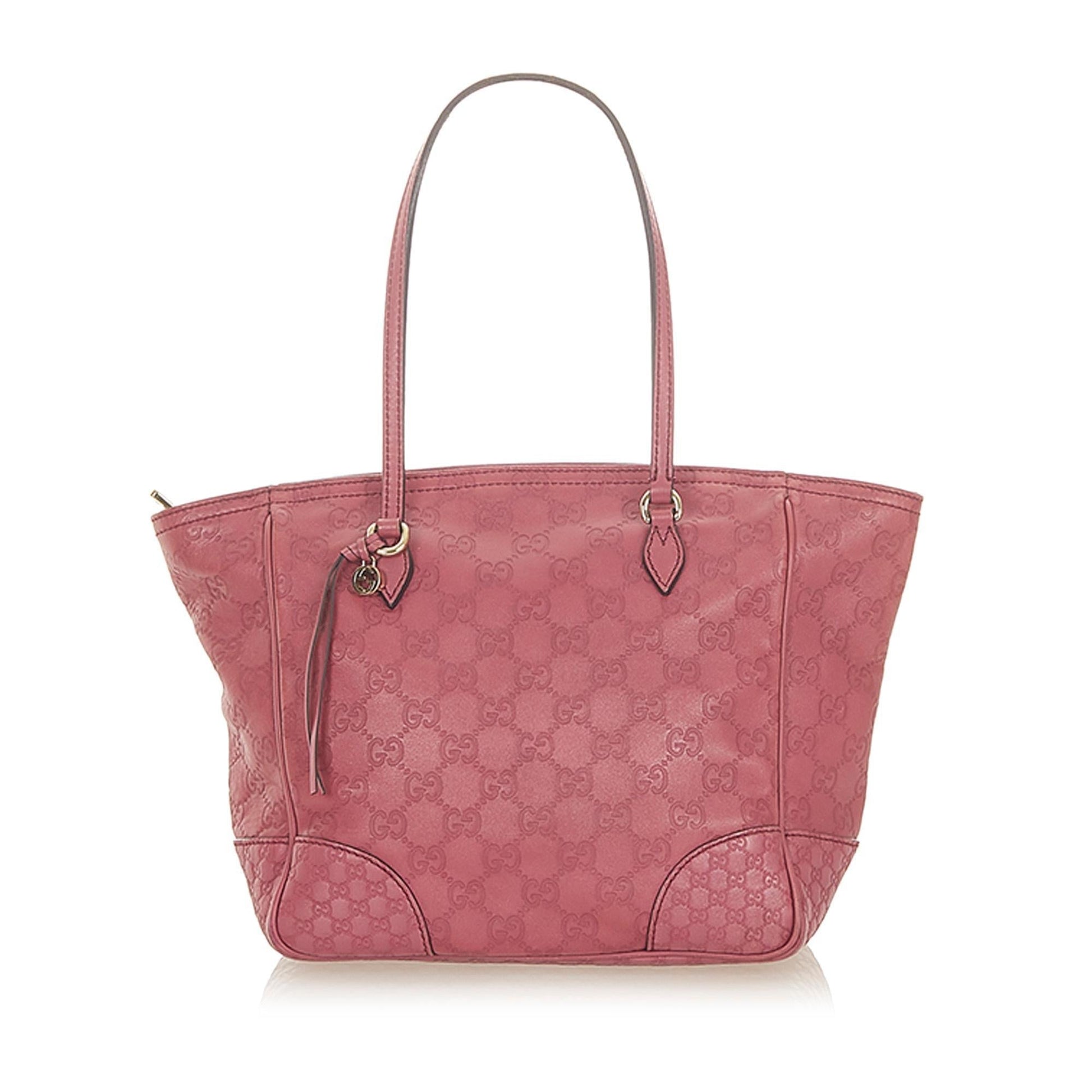 Gucci Guccissima Leather Monogram Tote Style 2