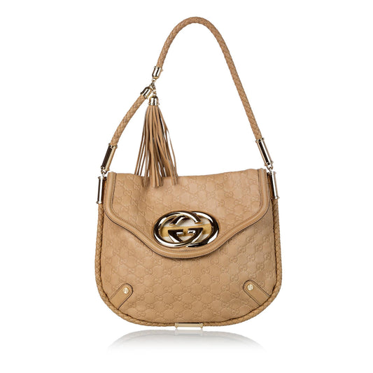 Gucci Guccissima Britt Shoulder Bag (SHG-30682)