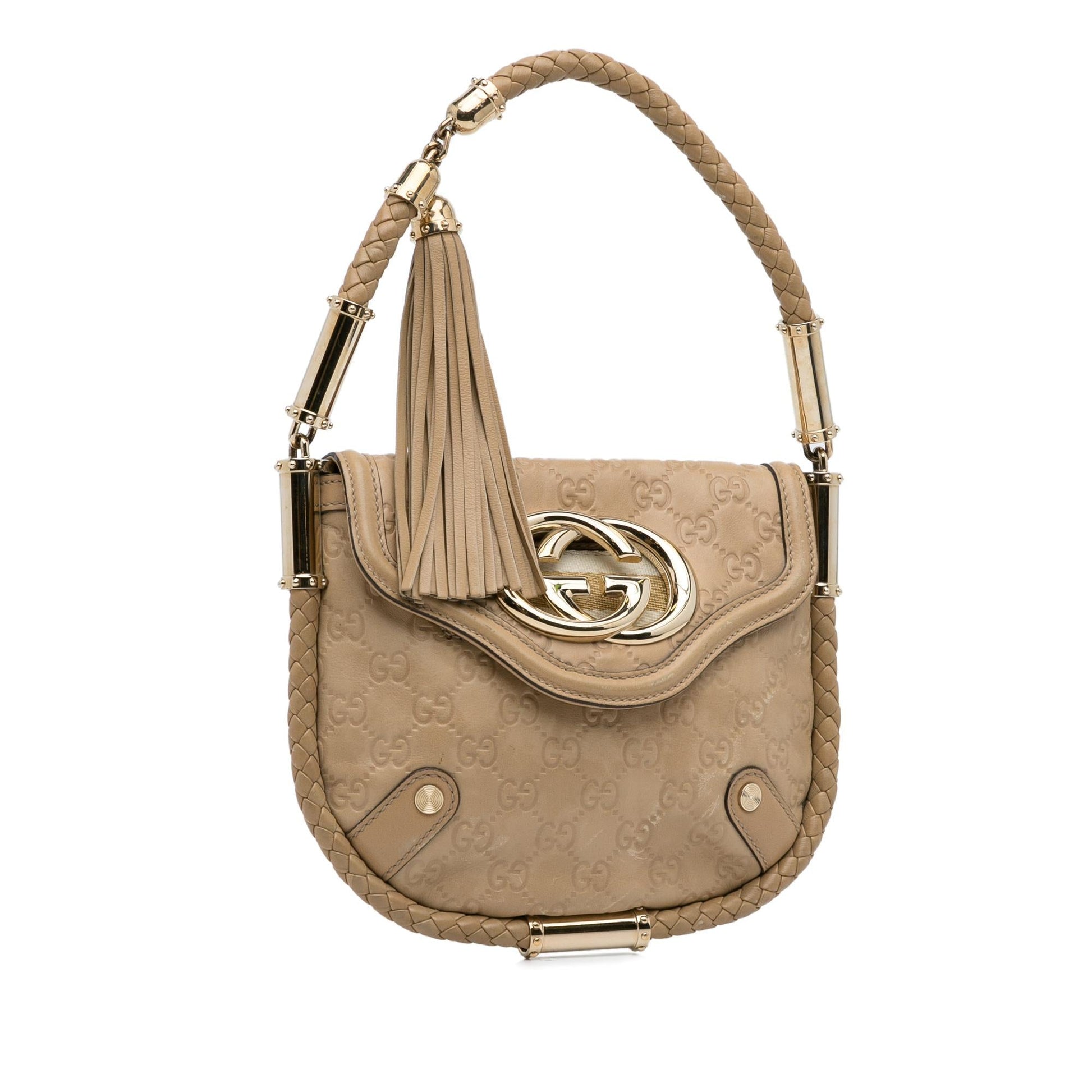 Gucci Guccissima Britt Shoulder Bag (SHG-)