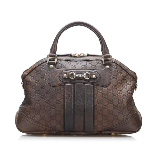 Gucci Guccissima Horsebit Catherine Satchel (SHG-ZAtsDg)