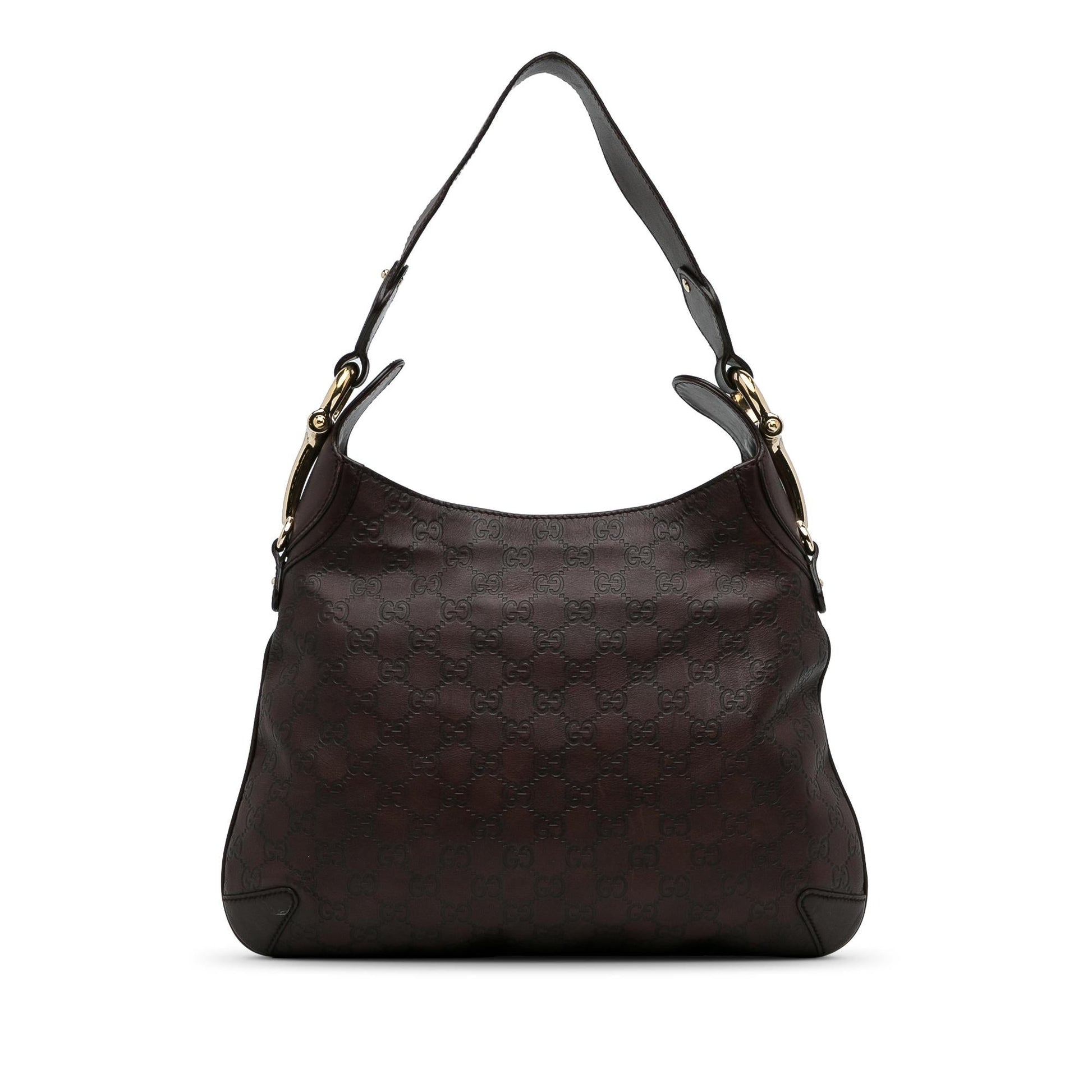 Gucci Guccissima Horsebit Creole Hobo (SHG-pRoFuj)